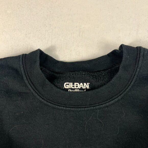 Logic 301 Rap Sweatshirt Adult Medium Black Faded Arch Logo Pullover Crewneck - Picture 5 of 12